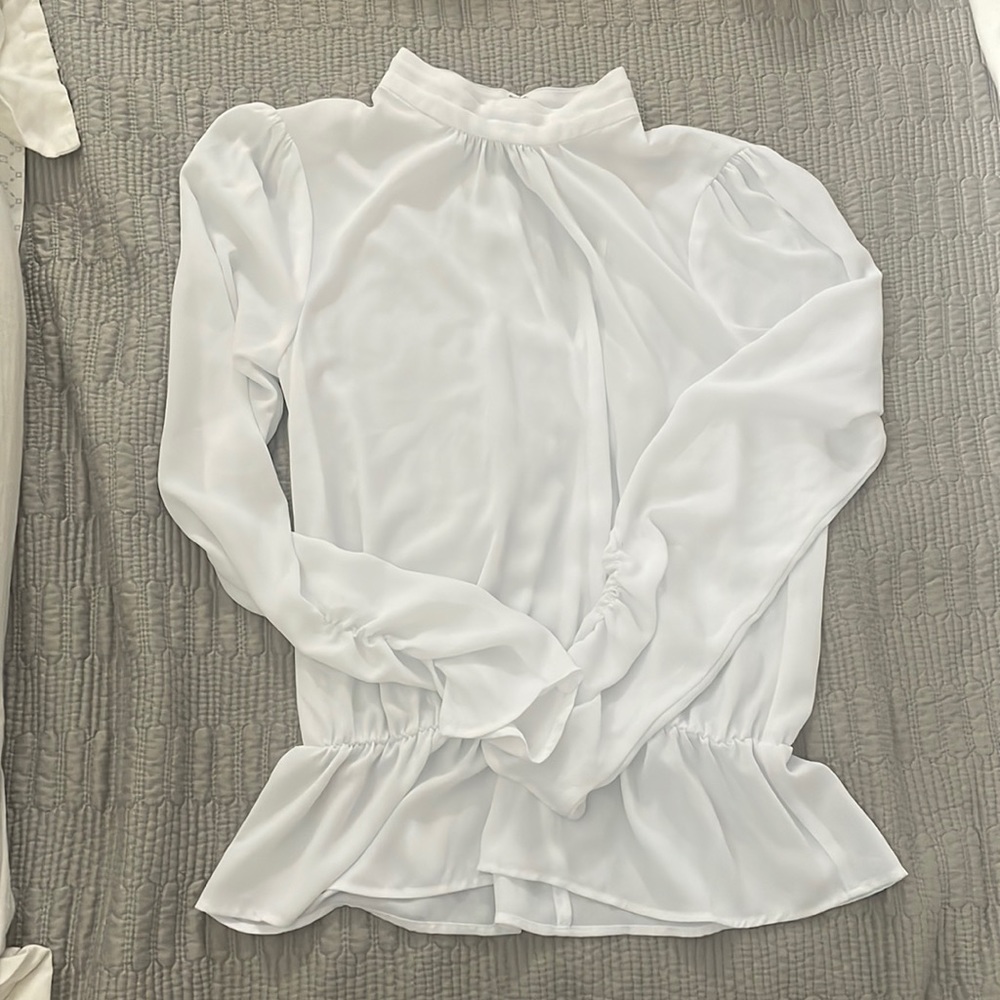 White BCBGeneration blouse